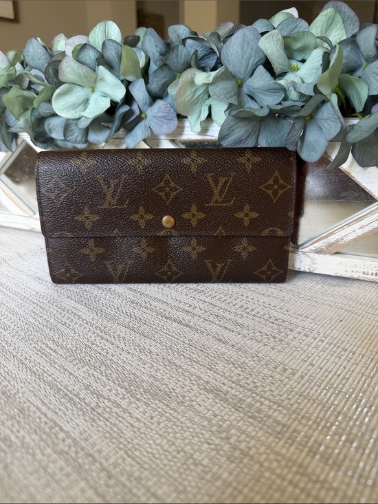 Louis Vuitton Handbags - Louis Vuitton Monogram Canvas Continental Wallet in Brown and Gold